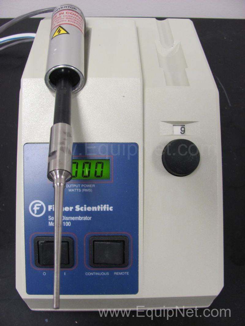Fisher Scientific model 100 Sonic Dismembrator  