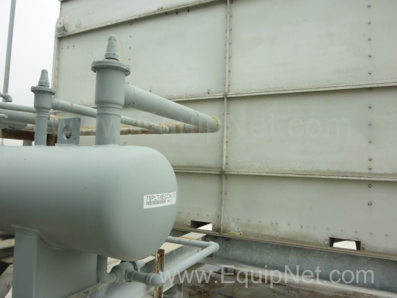 175 Ton FES 27% Calcium Chloride Chiller with BAC Evaporative Condenser, 400 HP 4160 Volts, R-22