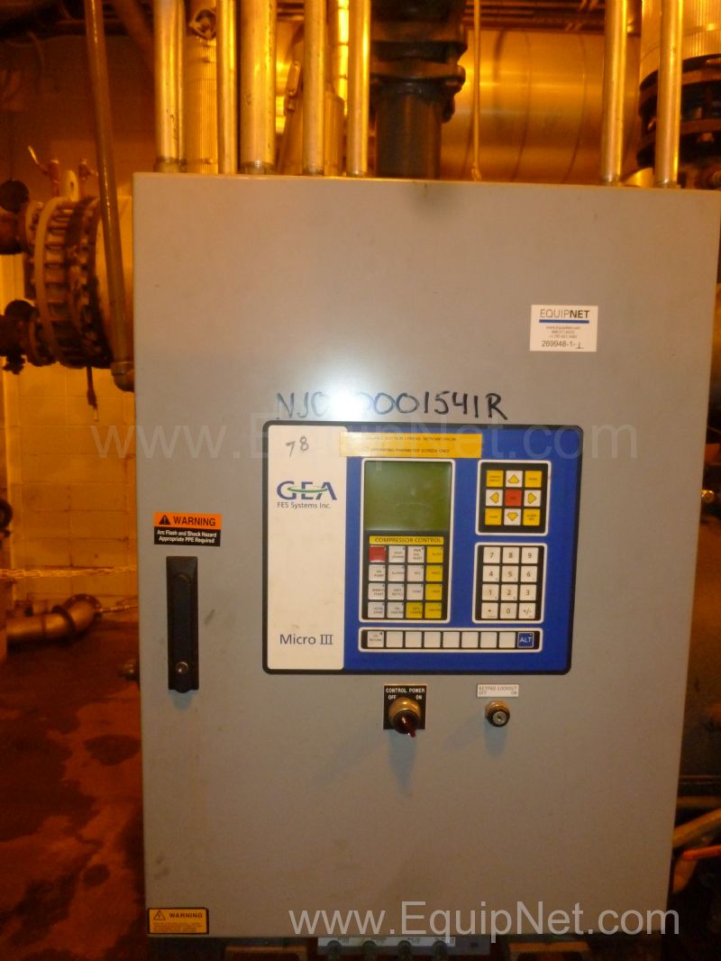 100 Ton Calcium Chloride FES Chiller, 250 HP, R-22