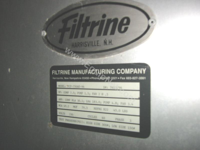 Filtrine Chiller Model PCP-75OAE-96