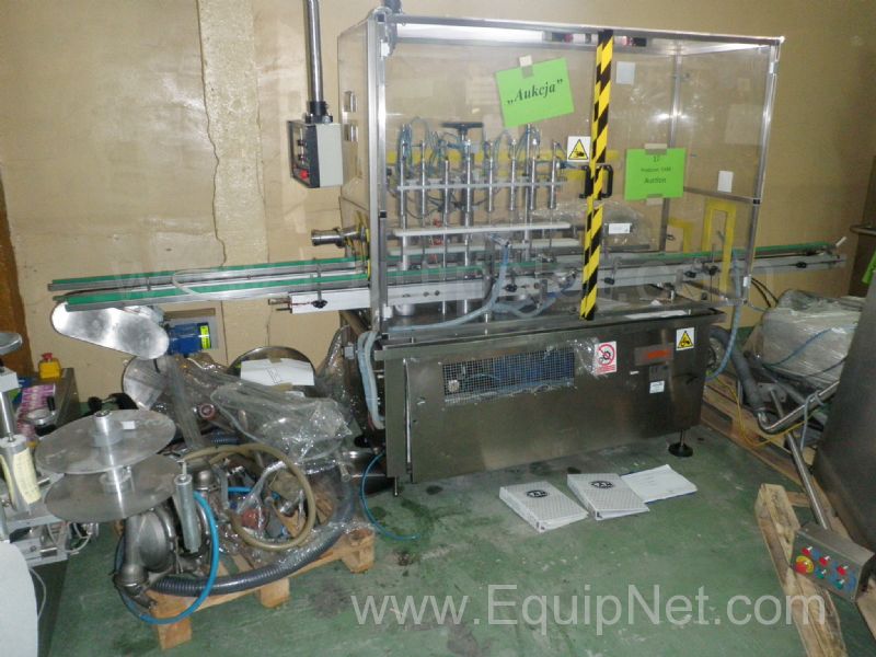 CAM L30 8 Stainless steel automated 8 Headed 50 Bottles per minute Liquid Filling System