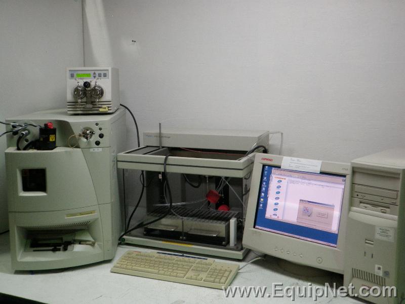 Waters Quadropole ZQ Mass Spec; 2700 Sample Manager; 515 HPLC Pump; Mass Lynx 4.0 Software
