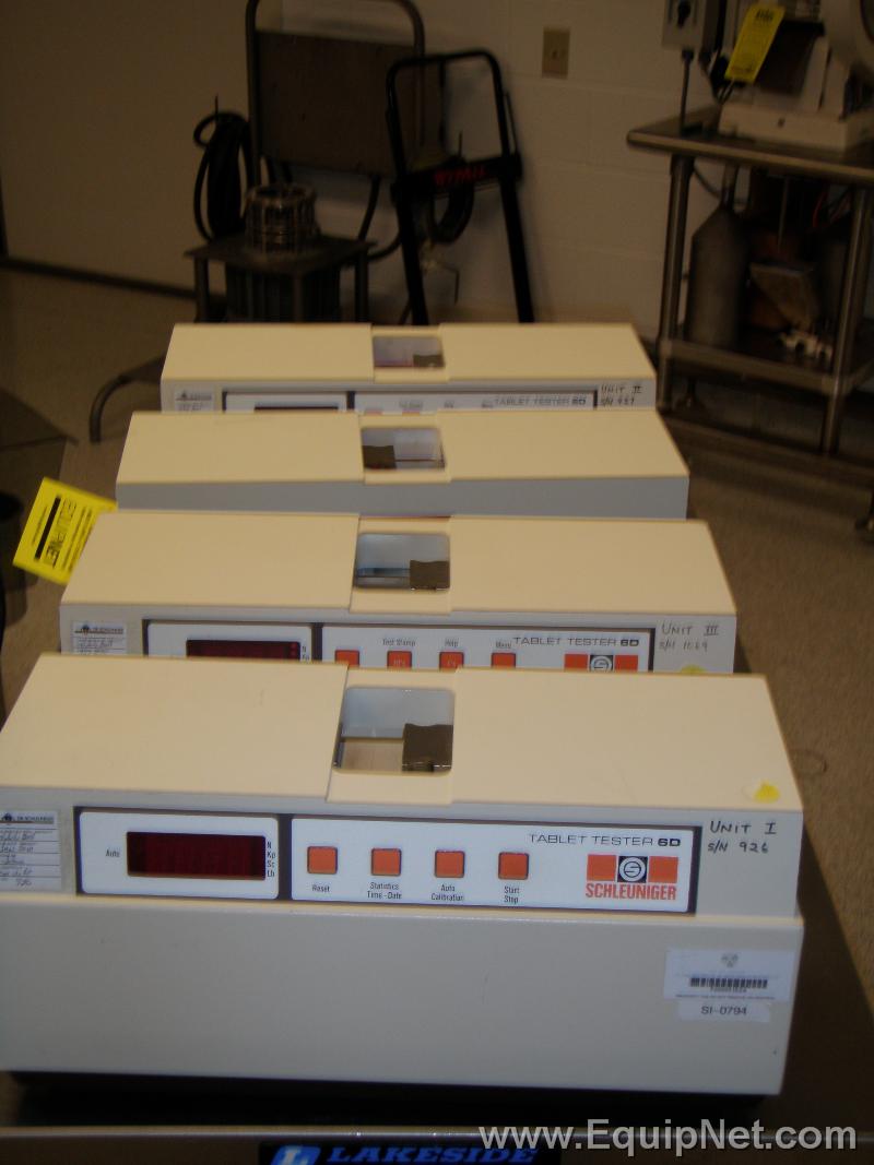 1 lot of (4) Schleuniger Model 6D Hardness Testers