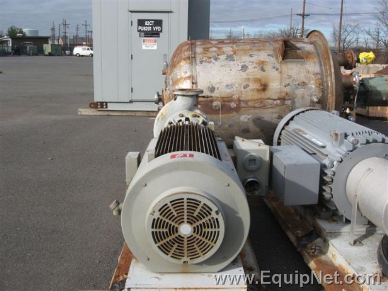 Durco Mark III 10 X 8 X 16-15.1 RV Carbon Steel Centrifugal Pump with Matching 300 HP motor