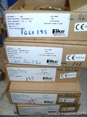 Lot of 5 Fike SRL Hastelloy C 3'' (DN 80) Rupture Discs
