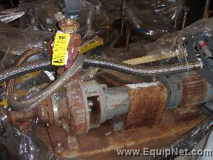 Durco Centrifugal Pump Model 6 X 2 and Matching Motor 