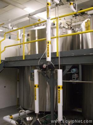 Lee 3,000 Gallon Jacketed WFI Storage Tank