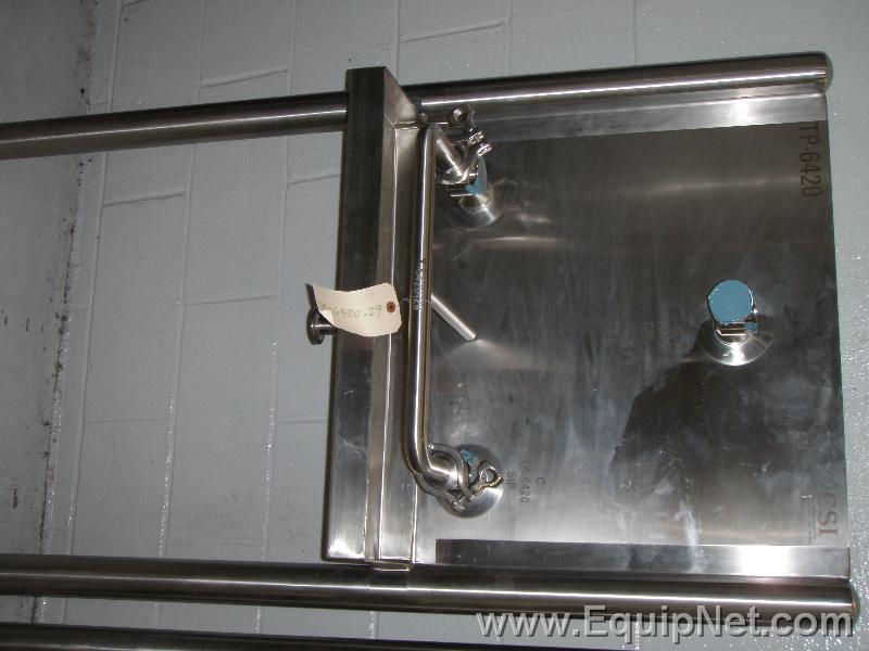 Unused Central States Industrial 316 Stainless Steel Transfer Panel  