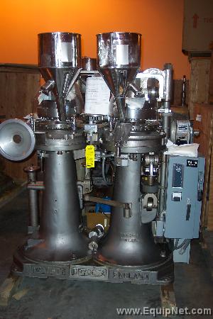 1 Lot of (13) DC900 DryCota Tablet Presses with 9 Crates of Dry Cota Parts