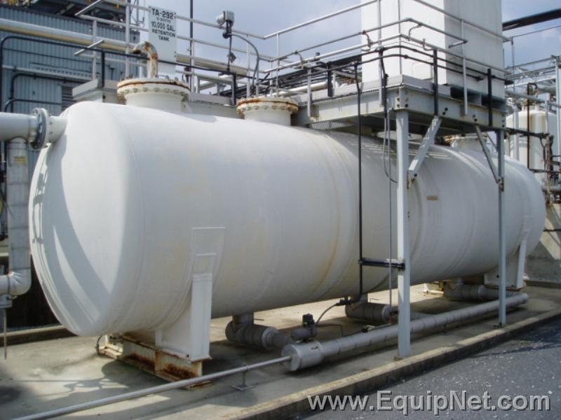 10,000 Gallon Carbon Steel Single Wall Horizontal Storage Tank 