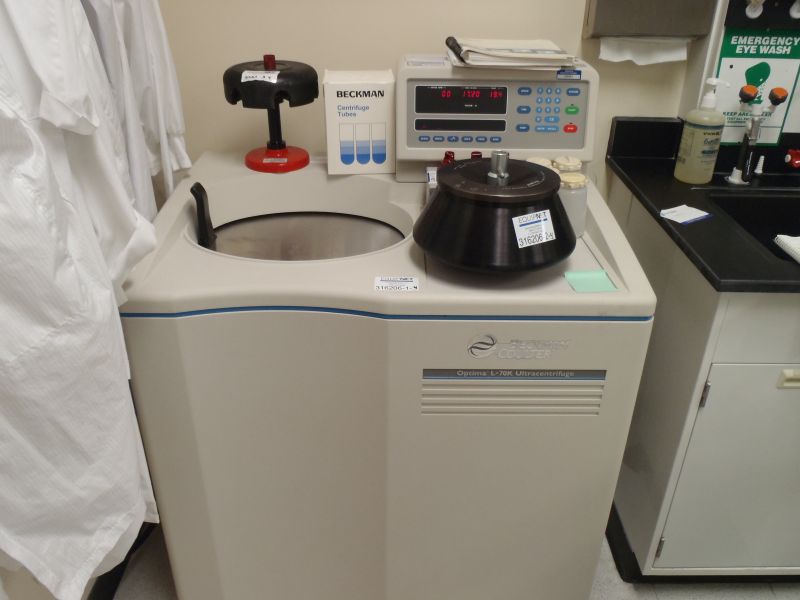 Beckman Optima L-70K Ultra Centrifuge with (2) Rotors
