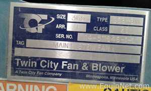Ventilador Twin City Fan Companies, Ltd. BCS-SW
