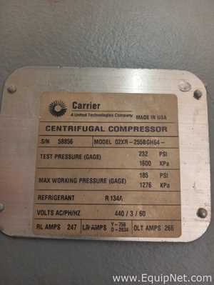 Enfriador Carrier  19XR.  270 Toneladas