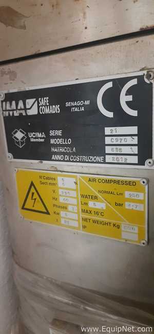 IMA Safe Comadis C970 Tube Filler Machine