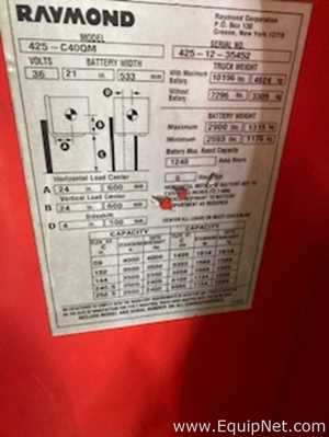 Montacargas Raymond  425-C40QM