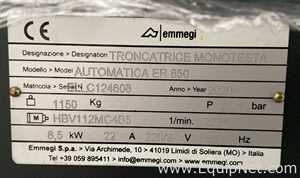 Talhadeira e Linha de Corte Longitudinal Emmegi Automatica ER 650