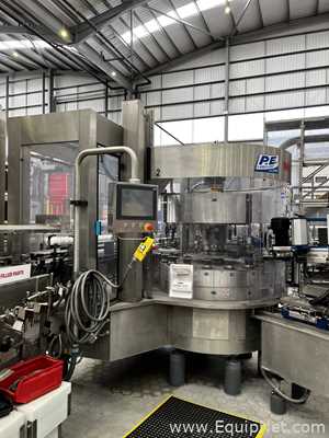 P.E. Labellers Modular Plus Automatic Rotary Labeling Machine With Logics and Controls Label Checker
