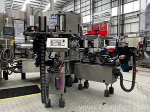 P.E. Labellers Modular Plus Automatic Rotary Labeling Machine With Logics and Controls Label Checker