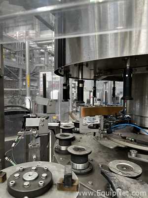 P.E. Labellers Modular Plus Automatic Rotary Labeling Machine With Logics and Controls Label Checker