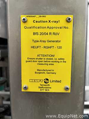 Heuft Spectrum TX Can Inspection Machine With Outfeed and Reject Station