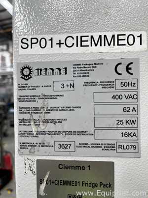 Linha de Embalagens Ciemme srl AI 50-75-E-05