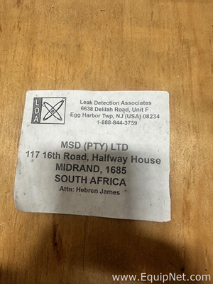 Verificador de Fugas Leak Detection Associates Inc. SIMS1915+. Sin usar