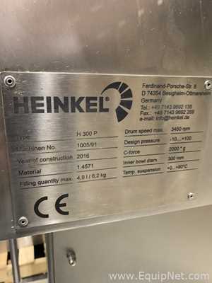 Centrífuga Peeler Heinkel Co H 300 P