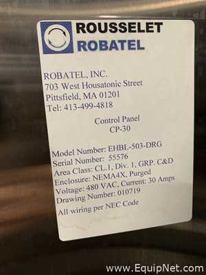 Centrífuga Peeler Rousselet Robatel EHBL-503 DRG