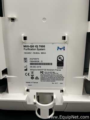 Lote de 2 Sistema de Purificación y Destilación de Agua Millipore IQ 7000