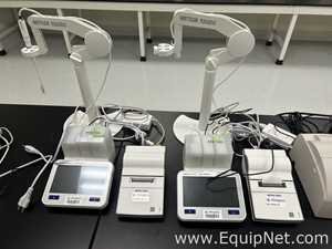 Lot of 2 Mettler Toledo SevenExcellence Multiparameter pH and Conductivity Meters with Printers