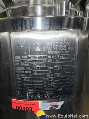 Recipiente de pressão aço inox Precision Stainless, Inc. 20 Liter Vacuum Vessel