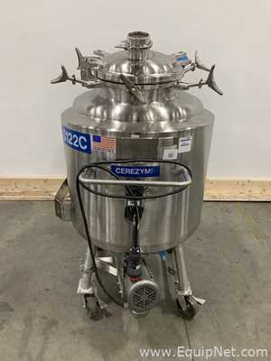 Precision Stainless 300 Liter Insulated Mobile Mixing Tank - V-3122C