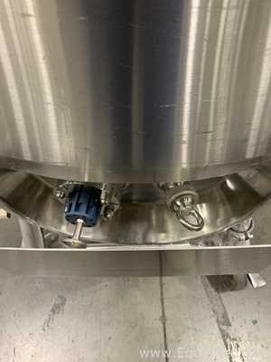 Precision Stainless 300 Liter Insulated Mobile Mixing Tank - V-3122C