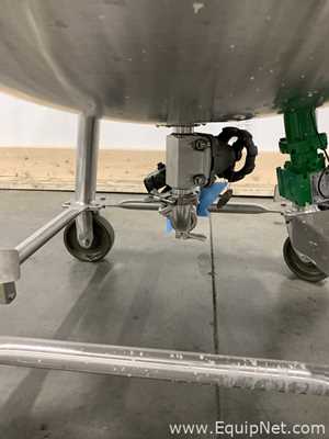 Precision Stainless 300 Liter Insulated Mobile Mixing Tank - V-3122C