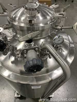 Precision Stainless 300 Liter Insulated Mobile Mixing Tank - V-3482