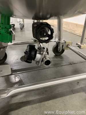 Precision Stainless 300 Liter Insulated Mobile Mixing Tank - V-3122B