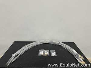 Unused Harris Specialty Gas Equipment PT72AB5804MN Braided Stainless Steel Hose With Fittings