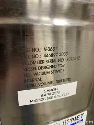 Feldmeier 300 Liter Mobile Insulated Mixing Tank - V-3631