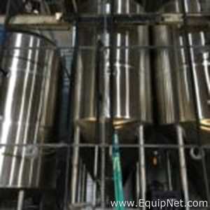 Lot of 5 Fermentation Tanks 80 BBL Capacity Jacketed And Insulated