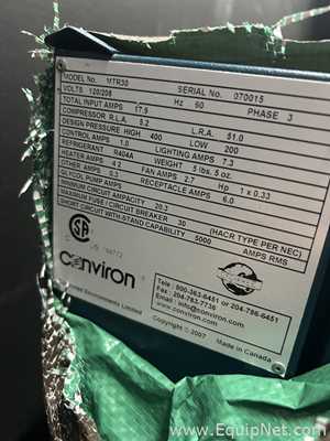 Unused Conviron PGR15 Reach In Plant Growth Chamber