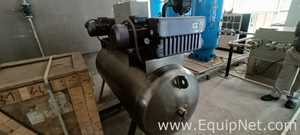 Toshniwal TMS-105 Vacuum System With Two Vacuum Pumps And Tank