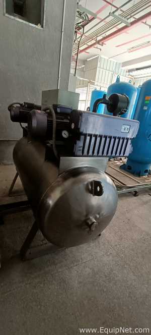 Toshniwal TMS-105 Vacuum System With Two Vacuum Pumps And Tank
