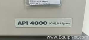 AB Sciex API 4000 LC-MS|MS Mass Spectrometer With Peak Nitrogen Generator And Vacuum Pump
