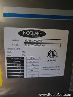Unused Norlake Scientific NSRI492WSW0H Incubator