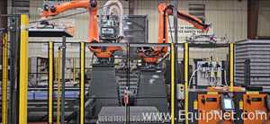 BW Integrated Systems Robotic Bulk Can Palletizer and Depalletizer with Conveyance System