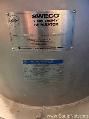 Cribador Acero inoxidable Sweco ZS30S66.  30 Pulgadas