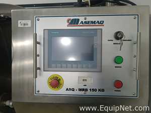 Mezclador De Cinta En Acero Inoxidable Asemaq ASQ-MRB Con Capacidad De 150 kg
