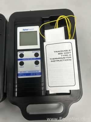 Fisher Brand Traceable Big Digit Type-K Handheld Digital Thermometer