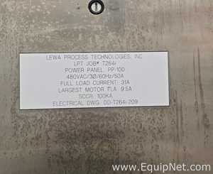 Sistema de ultrafiltración entarimado Lewa Process Technologies 