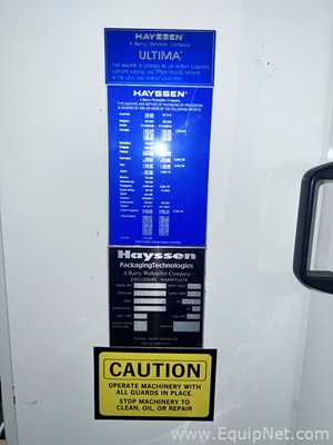 Máquina Vertical Formadora, Llenadora y Selladora  Hayssen Packaging Technologies ST ULTIMA 12-16